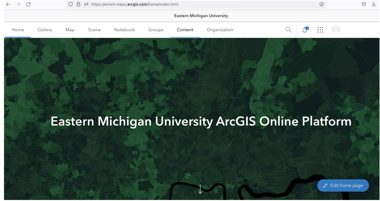 ArcGIS Homepage
