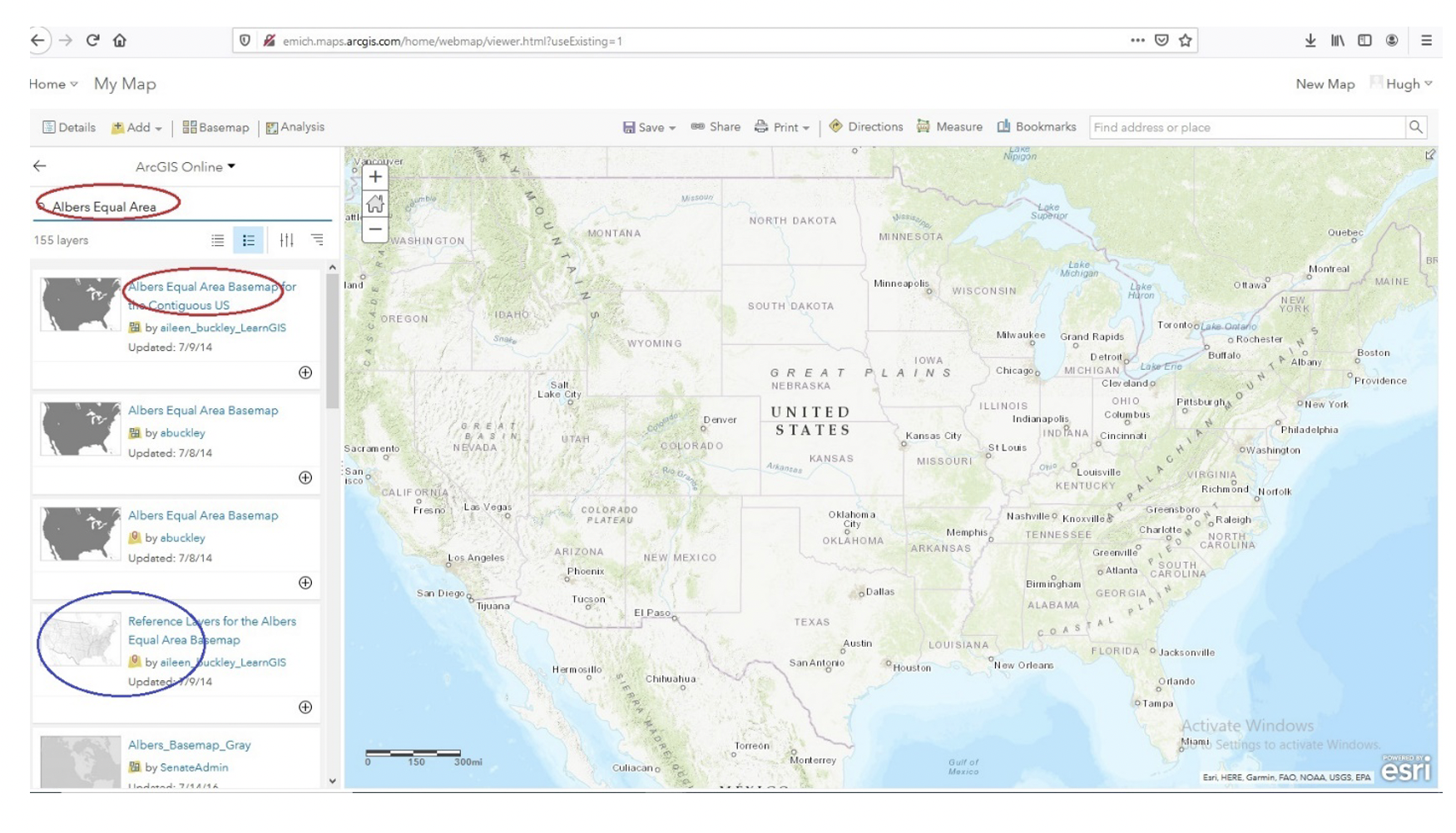 ArcGIS Online Map Projections