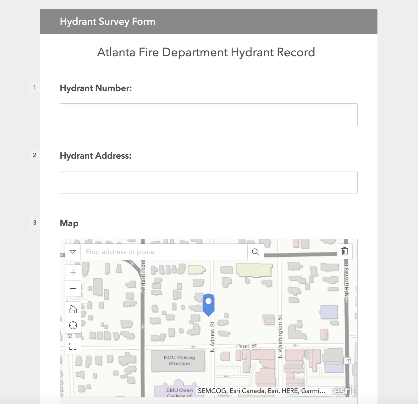 Survey123 Form