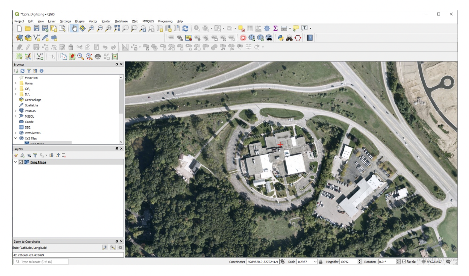 QGIS Find Lat_Long with Lat Long Tool