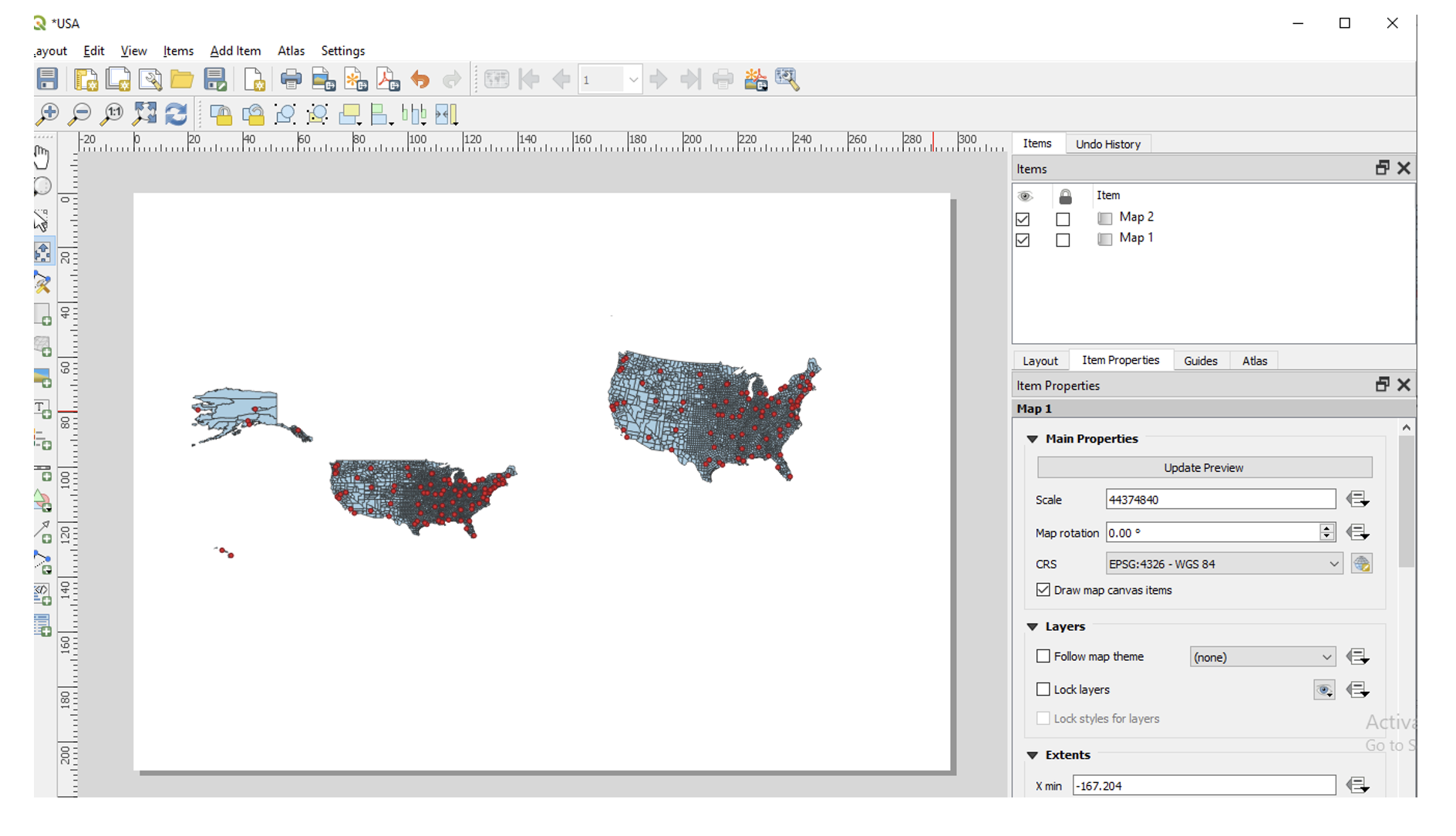 USA Projection